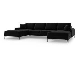 Мягкий уголок Mazzini Sofas Madara 6S, черный цена и информация | Угловые диваны | pigu.lt