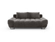 Trivietė sofa Windsor and Co Cirrus, veliūras, ruda цена и информация | Sofos | pigu.lt