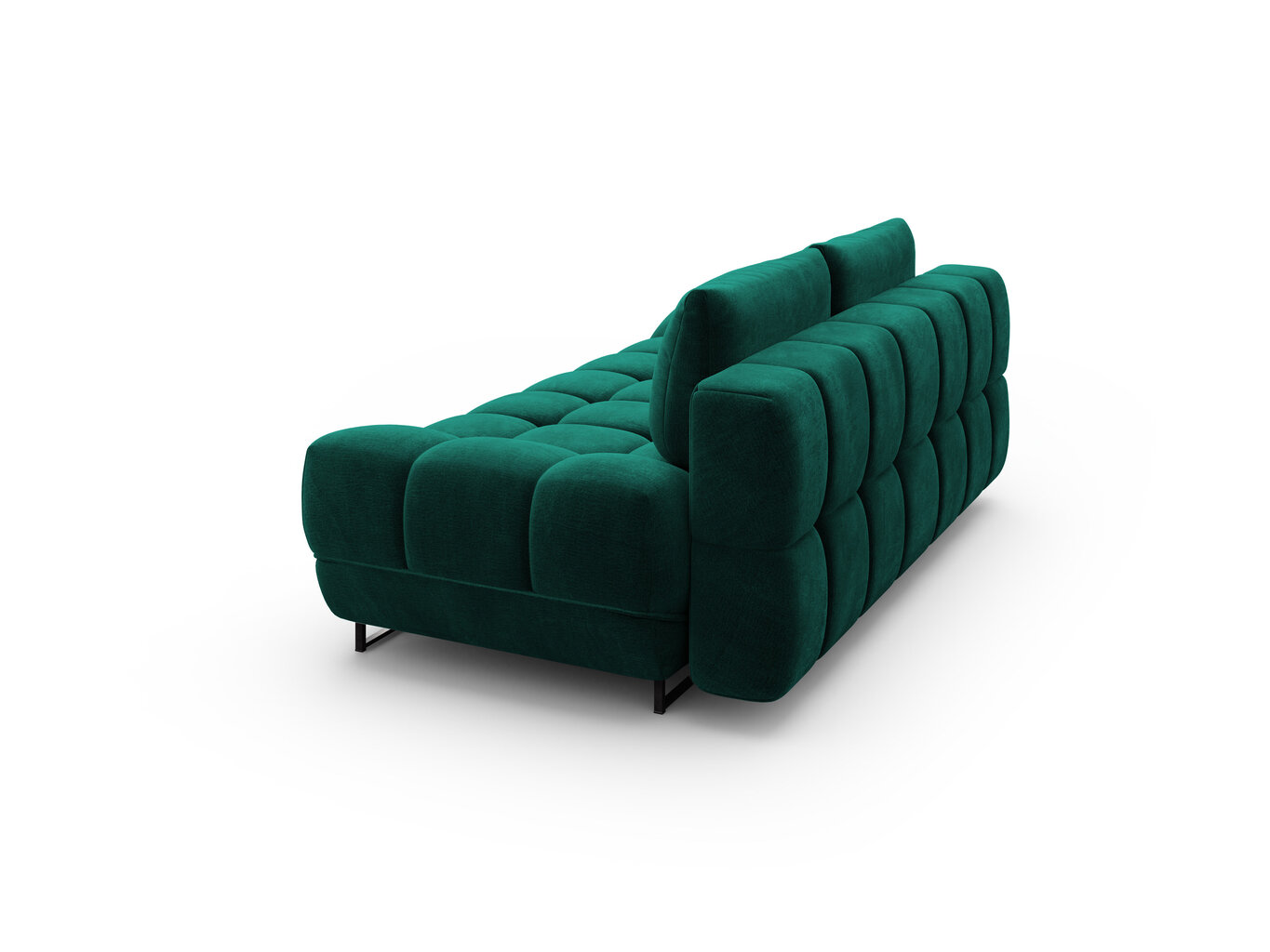 Trivietė sofa Windsor and Co Cirrus, veliūras, žalia kaina ir informacija | Sofos | pigu.lt