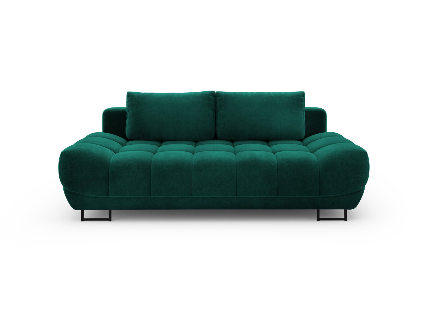 Trivietė sofa Windsor and Co Cirrus, veliūras, žalia kaina ir informacija | Sofos | pigu.lt