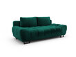 Trivietė sofa Windsor and Co Cirrus, veliūras, žalia kaina ir informacija | Sofos | pigu.lt