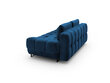Trivietė sofa Windsor and Co Cirrus, veliūras, mėlyna kaina ir informacija | Sofos | pigu.lt