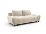 Trivietė sofa Windsor and Co Cirrus, veliūras, smėlio spalvos