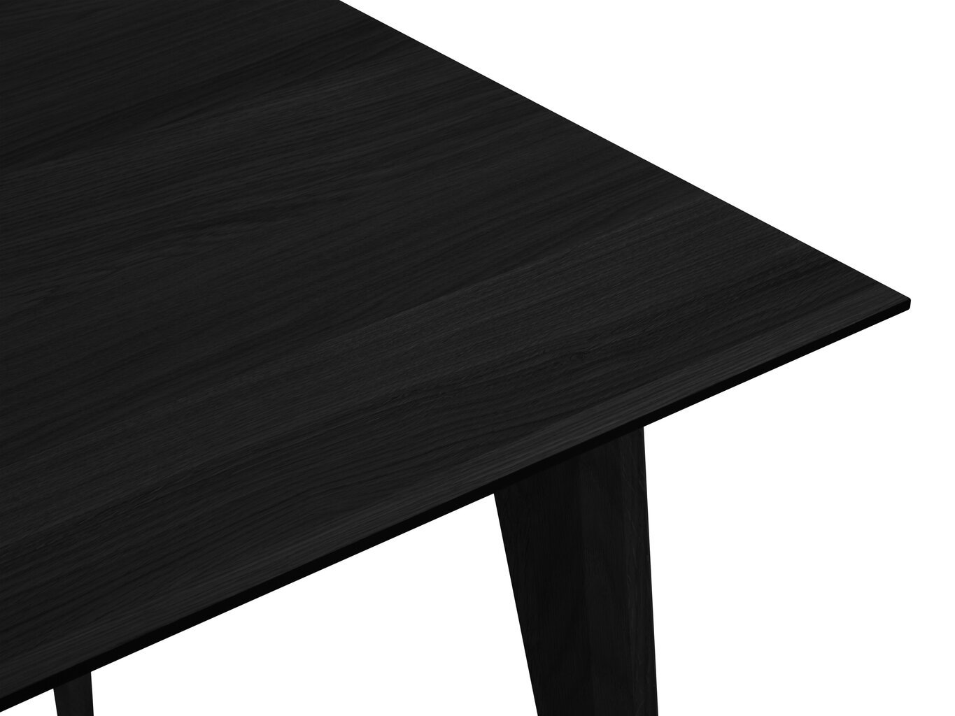 Išskleidžiamas stalas Windsor & Co Royal, 140x90 cm, juodas цена и информация | Virtuvės ir valgomojo stalai, staliukai | pigu.lt