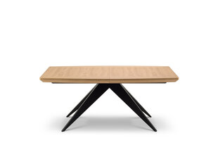 Раскладной стол Windsor & Co Sky, 200 см, коричневый/черный цена и информация | Кухонные и обеденные столы | pigu.lt