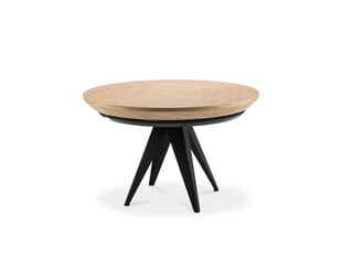 Išskleidžiamas stalas Windsor & Co Magnus 120 cm, rudas/juodas kaina ir informacija | Virtuvės ir valgomojo stalai, staliukai | pigu.lt