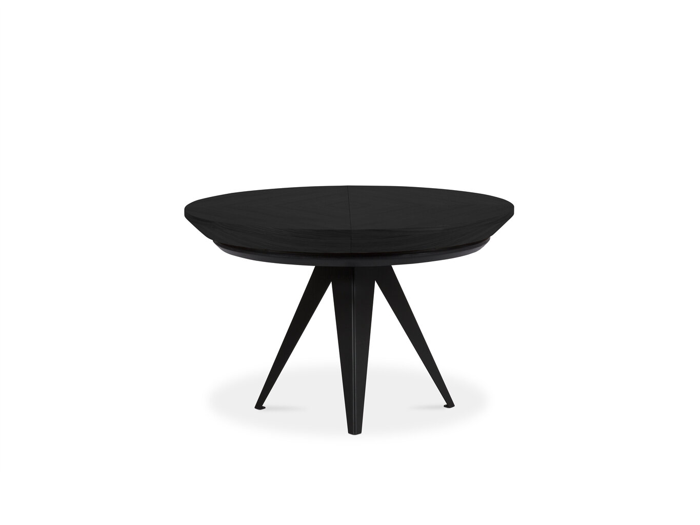 Išskleidžiamas stalas Windsor & Co Magnus 120 cm, juodas kaina ir informacija | Virtuvės ir valgomojo stalai, staliukai | pigu.lt