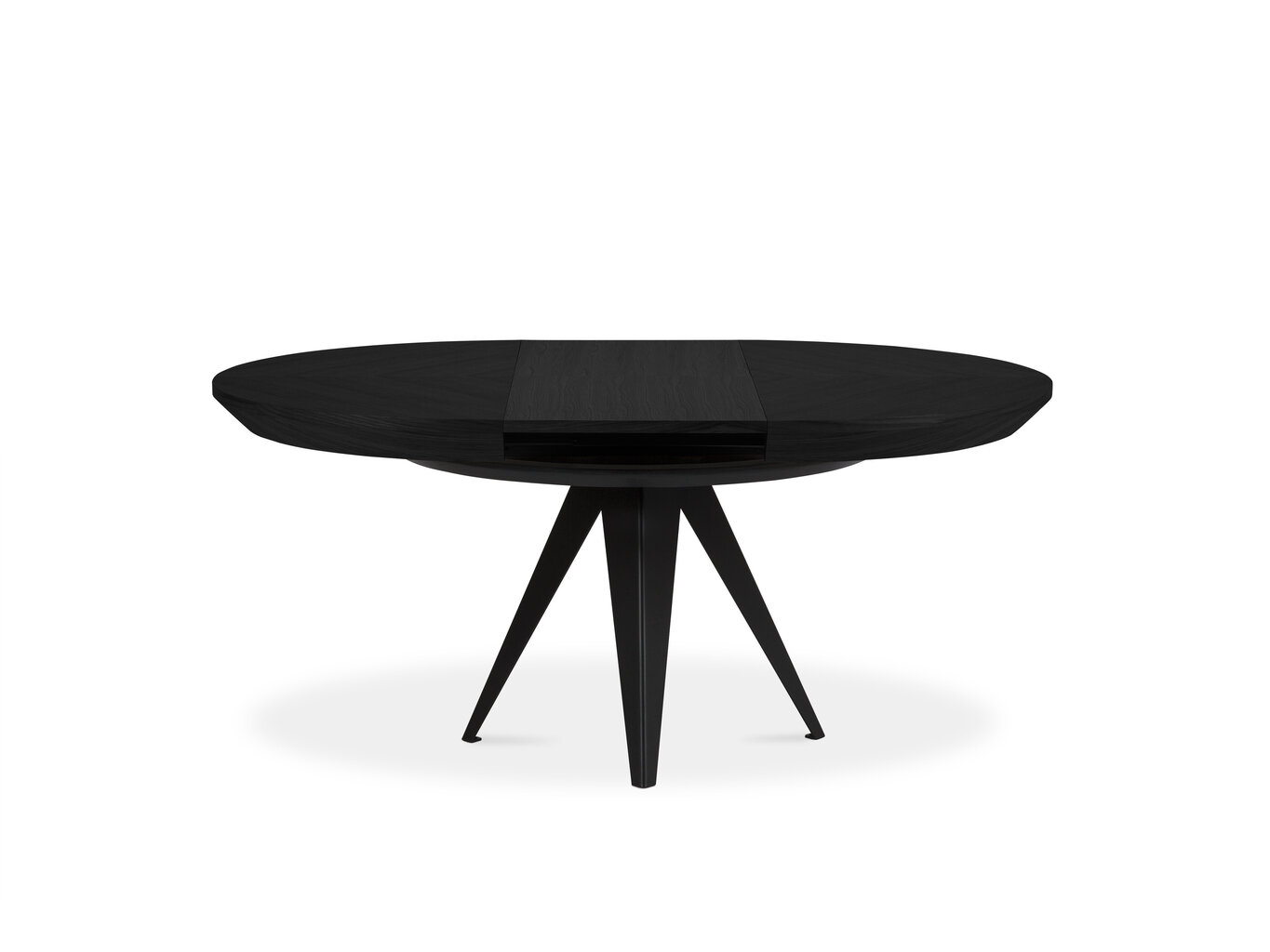 Išskleidžiamas stalas Windsor & Co Magnus 120 cm, juodas цена и информация | Virtuvės ir valgomojo stalai, staliukai | pigu.lt