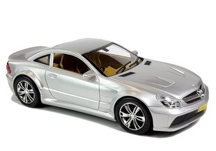 Lenktyninis automobilis 1:18, sidabrinis цена и информация | Игрушки для мальчиков | pigu.lt