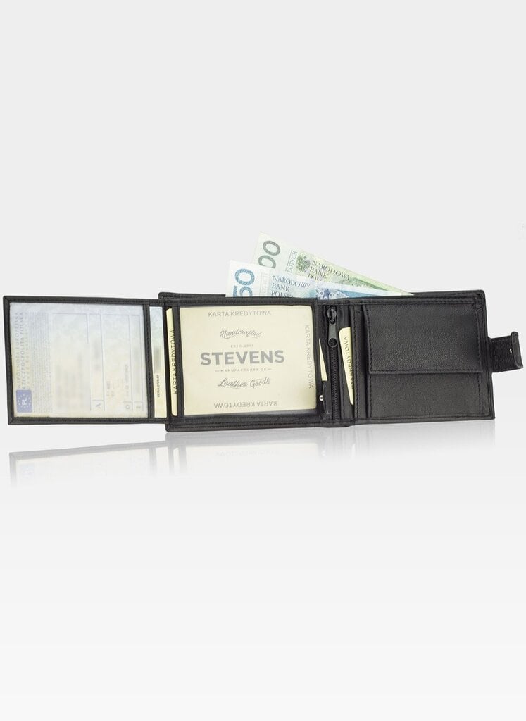 Vyriško diržo ir odinės piniginės dovanų rinkinys Stevens kaina ir informacija | Vyriškos piniginės, kortelių dėklai | pigu.lt