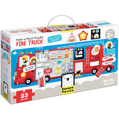 Dėlionė Make-a-Match Puzzle Fire Truck kaina ir informacija | Dėlionės (puzzle) | pigu.lt