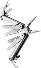 Многофункциональный инструмент Leatherman Wave+, серебристого цвета цена и информация | Туристические ножи, многофункциональные приборы | pigu.lt