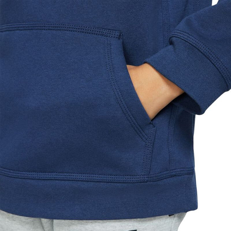Sportinis džemperis mergaitėms Nike NSW PO Hoodie Club JR BV3757-410, mėlynas kaina ir informacija | Megztiniai, bluzonai, švarkai mergaitėms | pigu.lt