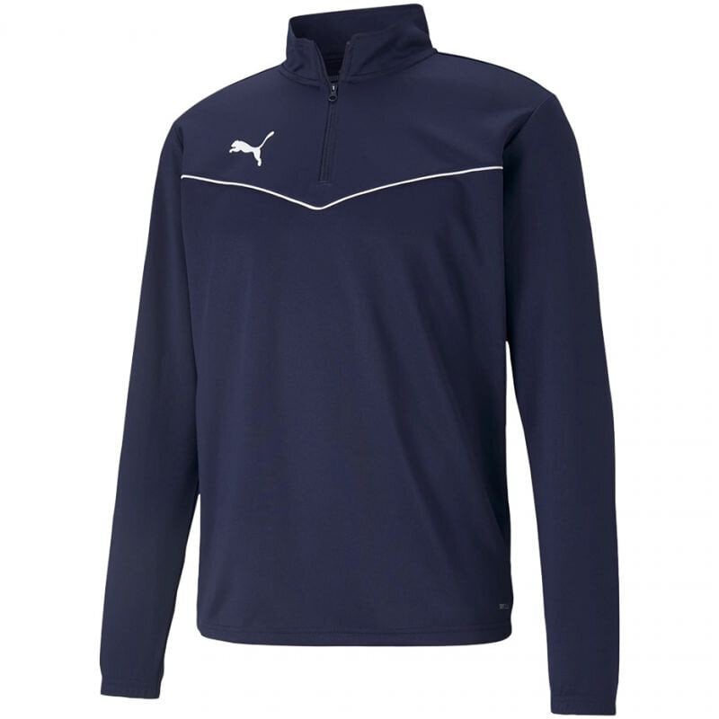 Vyriškas džemperis Puma teamRISE 1 4 Zip Top Peacoat-Pu navy blue 657394 06 kaina ir informacija | Sportinė apranga vyrams | pigu.lt