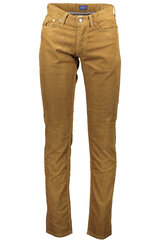 Мужские брюки Gant, коричневые цена и информация | Мужские брюки | pigu.lt
