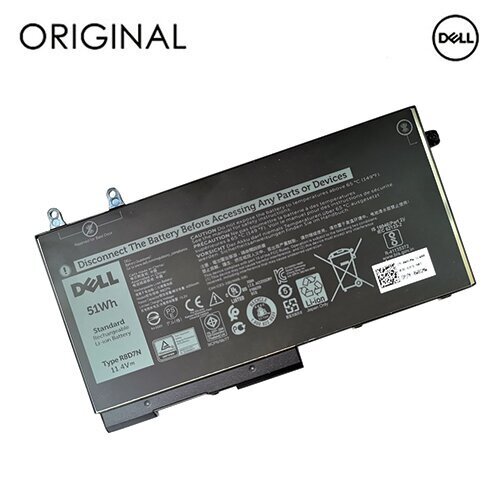 Nešiojamo kompiuterio akumuliatorius Nešiojamo kompiuterio baterija DELL  R8D7N, 4255mAh, Original kaina | pigu.lt
