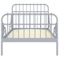 Išskleidžiamas lovos rėmas, 80x130/200cm, pilkas kaina ir informacija | Lovos | pigu.lt