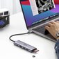 Ugreen 6in1 multifunctional USB Type C HUB - 2x USB 3.2 Gen 1 / HDMI 4K 60Hz / SD and TF memory card reader / USB Type C PD 100W цена и информация | Laidai telefonams | pigu.lt