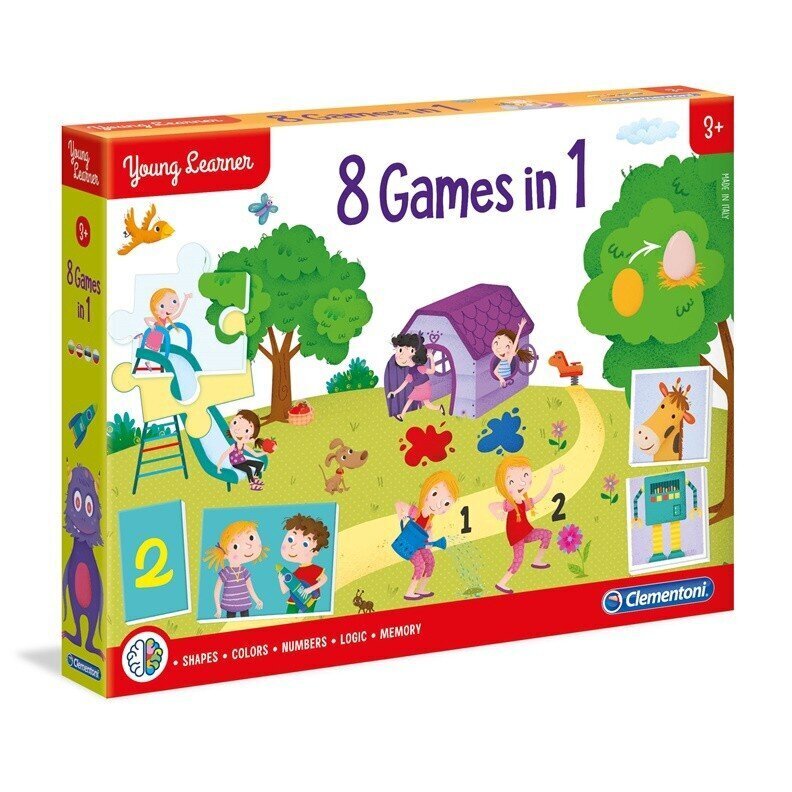 Stalo žaidimas Young Learners 8in1 (LT+LV+EE+RU) kaina ir informacija | Žaislai kūdikiams | pigu.lt