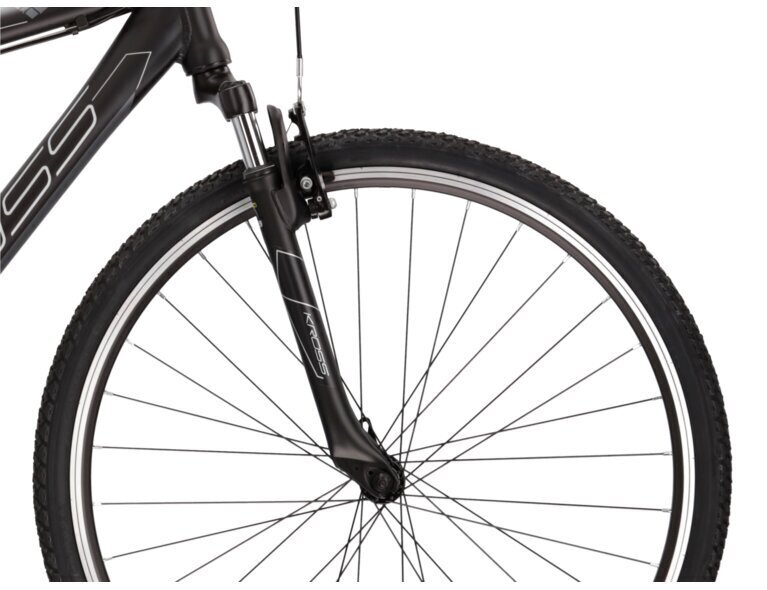 Hibridinis dviratis Kross Evado 1.0 28", juodas цена и информация | Dviračiai | pigu.lt