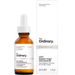 Матирующее масло для лица и волос The Ordinary 100% Organic Virgin Chia Seed Oil, 30 мл цена и информация | Сыворотки для лица, масла | pigu.lt