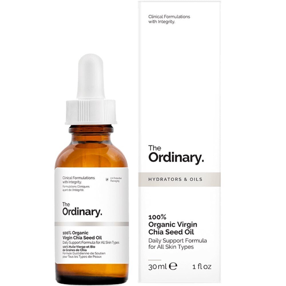 Matinamasis veido ir plaukų aliejus The Ordinary 100% Virgin Chia Seed Oil, 30 ml kaina ir informacija | Veido aliejai, serumai | pigu.lt