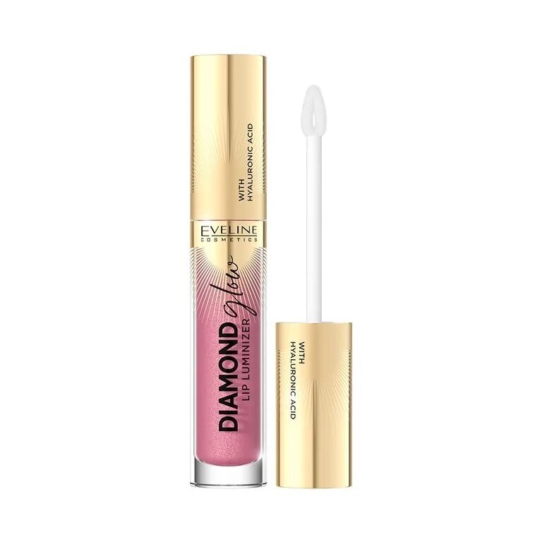 Lūpų blizgis Eveline Cosmetics Diamond Glow Lip Luminizer 05 Toffee, 4.5 ml kaina ir informacija | Lūpų dažai, blizgiai, balzamai, vazelinai | pigu.lt