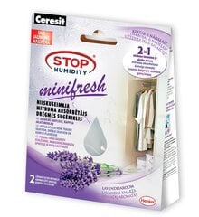 Влагопоглотитель Stop Humidity Mini Lavander, 2 x 50 г цена и информация | Осушители воздуха, влагопоглотители | pigu.lt