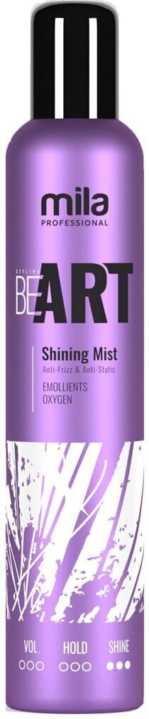 Mila Professional BeART Shining Mist blizgesio purškiklis plaukams 200 ml kaina ir informacija | Priemonės plaukų stiprinimui | pigu.lt