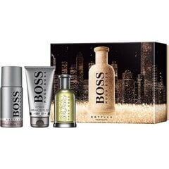 Rinkinys vyrams Hugo Boss Boss Bottled: Tualetinis vanduo EDT, 100 ml + dušo želė, 100 ml + dezodorantas, 150 ml kaina ir informacija | Kvepalai vyrams | pigu.lt