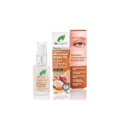 Natūralus paakių serumas Dr. Organic Moroccan Argan Oil 30 ml kaina ir informacija | Paakių kremai, serumai | pigu.lt