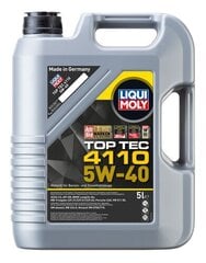 Liqui Moly TOP TEC 4110 5W-40 variklio alyva, 5L kaina ir informacija | Variklinės alyvos | pigu.lt