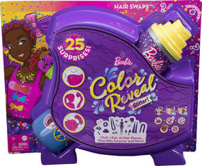 Набор с куклой Барби цветной сюрприз, серия с волшебными волосами цена и информация | Игрушки для девочек | pigu.lt