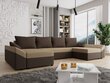 Kampinė sofa-lova Dante U цена и информация | Minkšti kampai | pigu.lt