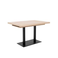 Valgomojo stalas Aatrium, Quadrato, šviesiai rudas, juodas kaina ir informacija | Virtuvės ir valgomojo stalai, staliukai | pigu.lt