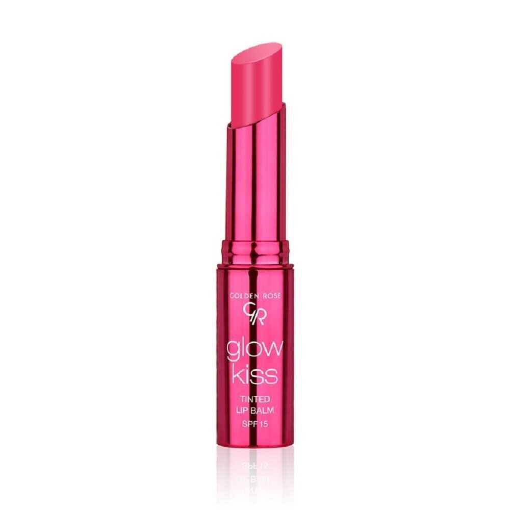 Lūpų balzamas Golden Rose Glow Kiss, 03 Berry Pink kaina ir informacija | Lūpų dažai, blizgiai, balzamai, vazelinai | pigu.lt