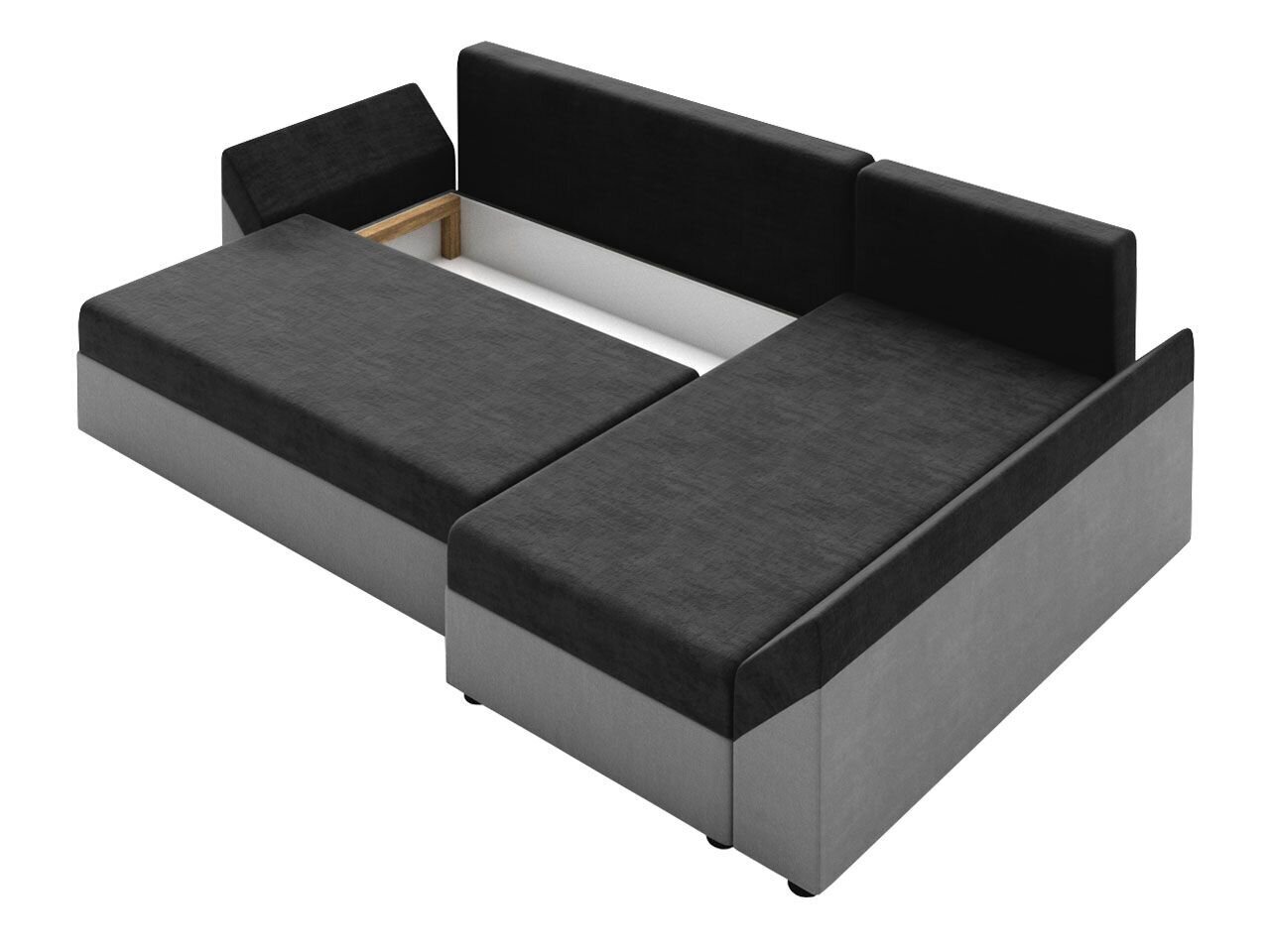 Kampinė sofa-lova Dante L цена и информация | Minkšti kampai | pigu.lt