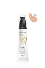 Увлажняющая база под макияж Golden Rose Mineral Make-Up, Nr. 06 35 мл цена и информация | Пудры, базы под макияж | pigu.lt