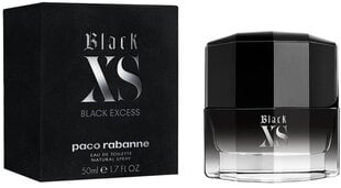 Туалетаная вода Paco Rabanne Black XS EDT для мужчин 50 мл цена и информация | Мужские духи | pigu.lt