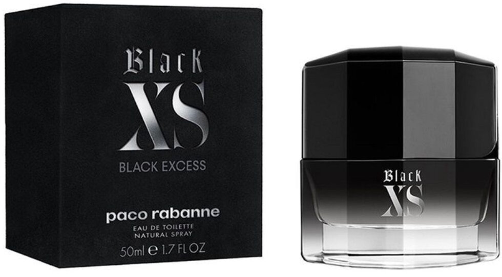 Tualetinis vanduo vyrams Paco Rabanne Black XS EDT, 50 ml