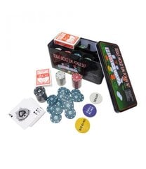 Набор для покера в коробке, 200 жетонов цена и информация | Азартные игры | pigu.lt