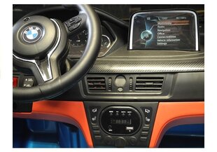 Vaikiškas vienvietis elektromobilis BMW X6M lakuotas bordinis kaina ir informacija | Elektromobiliai vaikams | pigu.lt