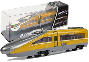 Greitaeigis traukinys, geltonas kaina ir informacija | Žaislai berniukams | pigu.lt