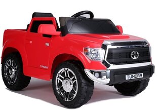 Vaikiškas vienvietis elektromobilis Toyota Tundra lakuotas raudonas kaina ir informacija | Elektromobiliai vaikams | pigu.lt