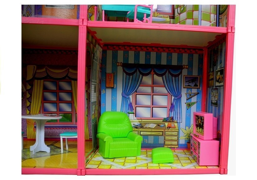 Didelis lėlių namas My Lovely Villa kaina ir informacija | Žaislai mergaitėms | pigu.lt