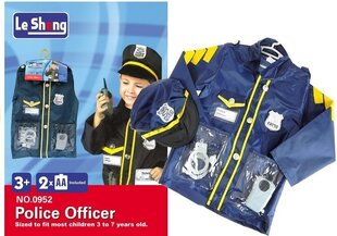 Vaikiška policininko uniforma, mėlyna kaina ir informacija | Karnavaliniai kostiumai | pigu.lt