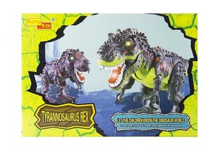 Baterijomis valdomas dinozauras Tyrannosaurus Rex rudas kaina ir informacija | Žaislai berniukams | pigu.lt
