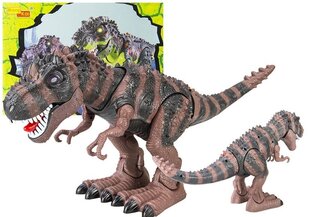 Baterijomis valdomas dinozauras Tyrannosaurus Rex rudas kaina ir informacija | Žaislai berniukams | pigu.lt
