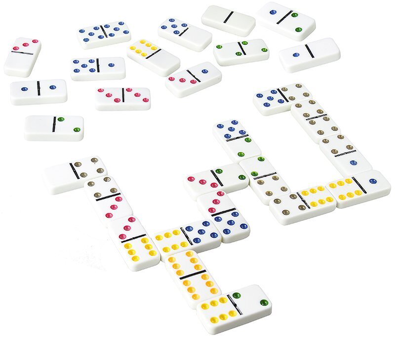 Domino metalinėje dėžutėje kaina ir informacija | Stalo žaidimai, galvosūkiai | pigu.lt