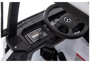 Vaikiškas vienvietis elektromobilis Mercedes Actros lakuotas juodas kaina ir informacija | Elektromobiliai vaikams | pigu.lt